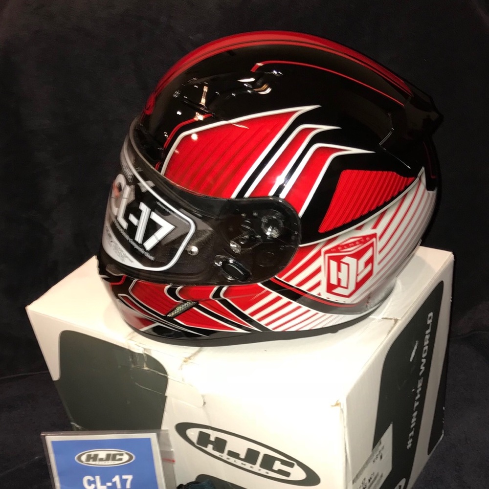 HJC  CL-17 REDLINE-MC1  Motorcycle helmet